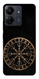 Чехол на Xiaomi Poco C65 Рунический круг v2 фото 1 из 1