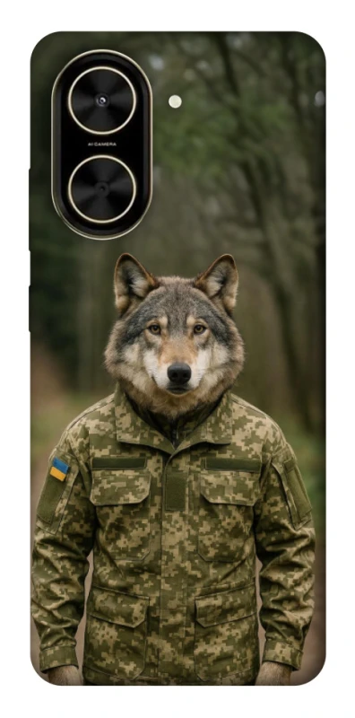 Чехол на Xiaomi Poco C71 Волк защитник фото 1 из 1