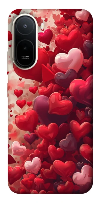 Чохол на Xiaomi Redmi A7 Pro 4G Many hearts фото 1 з 2