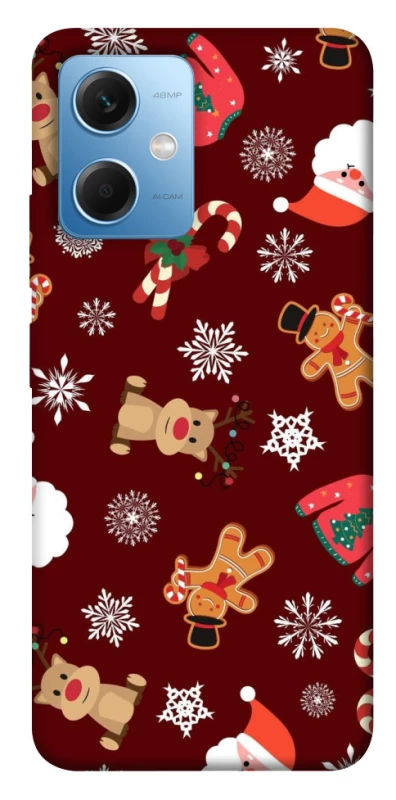 Чохол на Xiaomi Redmi Note 12 5G Новорічний v6 фото 1 з 1