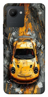 Чехол на Realme C30 Drawn Porsche фото 1 из 1
