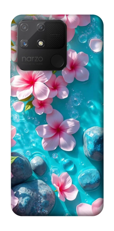 Чехол на Realme Narzo 50A Flowers v19 фото 1 из 1
