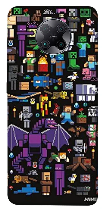 Чохол на Xiaomi Redmi K30 Pro / Poco F2 Pro Minecraft v5 фото 1 з 1