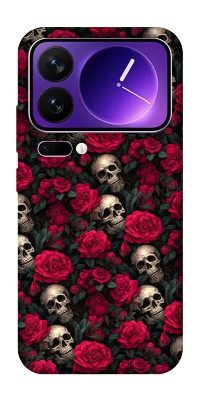 Чехол на Xiaomi 17 Pro Max Черепа и розы фото 1 из 1