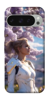 Чехол на Google Pixel 10 Pro XL Cyber space girl ver.1 фото 1 из 1