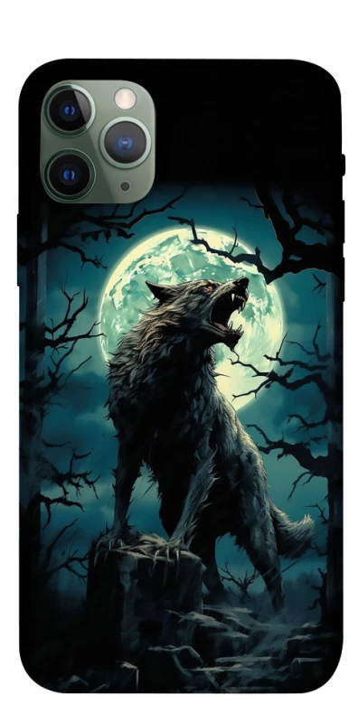 Чохол на Apple iPhone 11 Pro (5.8") Вовк під місяцем фото 1 з 1