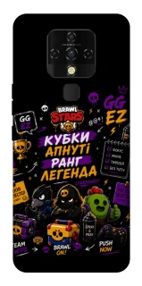 Чехол на TECNO Camon 16 SE Brawl Stars collage фото 1 из 1