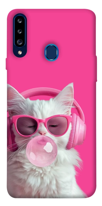 Чохол на Samsung Galaxy A20s Pink kitty фото 1 з 1