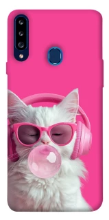 Чехол на Samsung Galaxy A20s Pink kitty фото 1 из 1