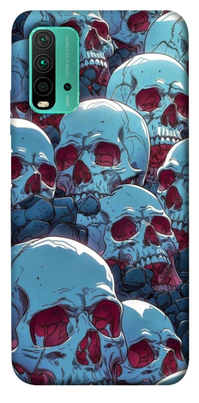 Чохол на Xiaomi Redmi Note 9 4G / Redmi 9 Power Skulls v2 фото 1 з 1