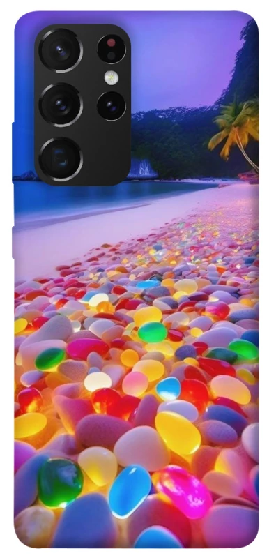 Чохол на Samsung Galaxy S21 Ultra Каміння світиться на березі фото 1 з 1