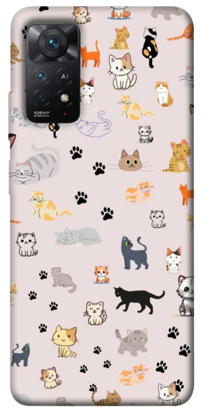 Чохол на Xiaomi Redmi Note 12 Pro 4G Cat style ver.1 фото 1 з 1