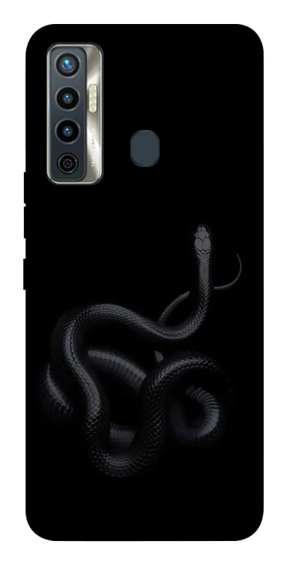 Чехол на TECNO Camon 17 Black snake фото 1 из 1