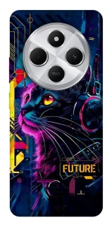 Чехол на Xiaomi Redmi 14C / Poco C75 Cyber Cat v2 фото 1 из 1