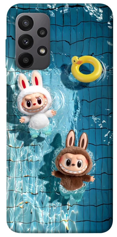 Чохол на Samsung Galaxy A23 4G Labubu in the pool фото 1 з 1