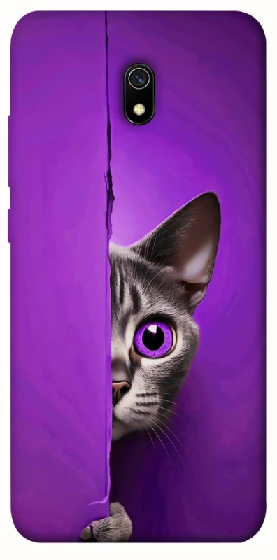 Чохол на Xiaomi Redmi 8a Кіт-підглядач фото 1 з 1