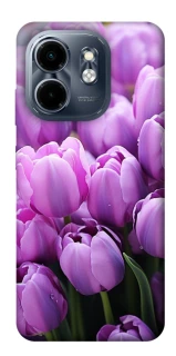 Чехол на Infinix Smart 9 4G / Hot 50i Фиолетовые тюльпаны фото 1 из 1