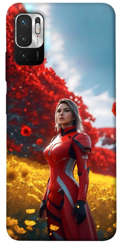 Чохол на Xiaomi Redmi Note 10 5G Cyber space girl ver.5 фото 1 з 1