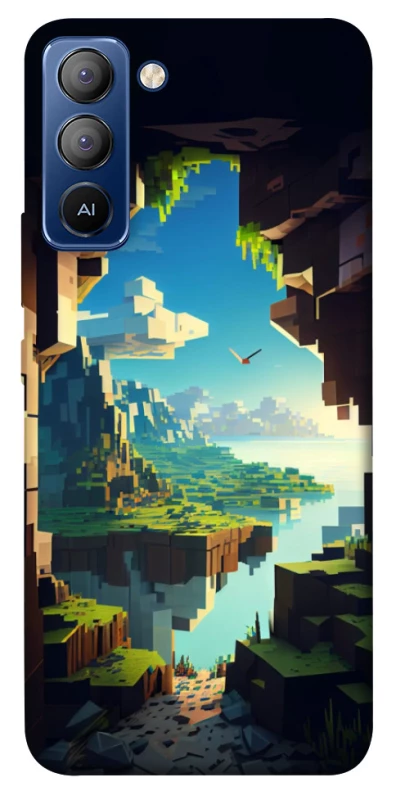 Чохол на TECNO Pop 5 LTE Minecraft sunrise фото 1 з 1
