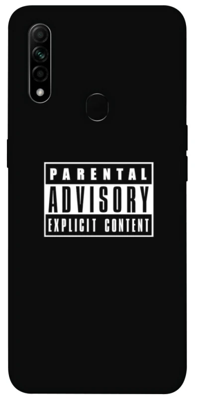 Чохол на Oppo A31 Parental Advisory Label фото 1 з 1