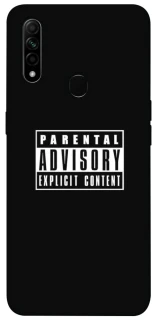 Чохол на Oppo A31 Parental Advisory Label фото 1 з 1