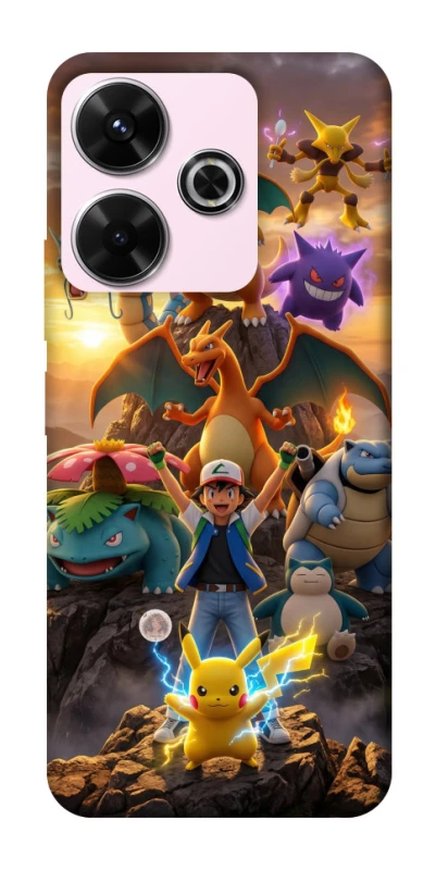 Чехол на Xiaomi Poco M6 4G Pokemon фото 1 из 1