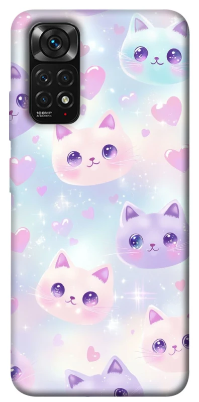 Чехол на Xiaomi Redmi Note 11 (Global) / Note 11S Funny Kittens ver.4 фото 1 из 1