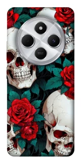 Чохол на Xiaomi Redmi 14C / Poco C75 skull and rose фото 1 з 1