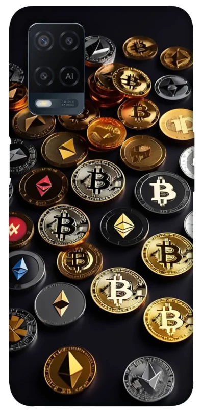 Чохол на Oppo A54 4G Many coins фото 1 з 1