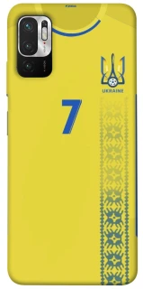Чохол на Xiaomi Redmi Note 10 5G UA-Football ver.3 фото 1 з 1
