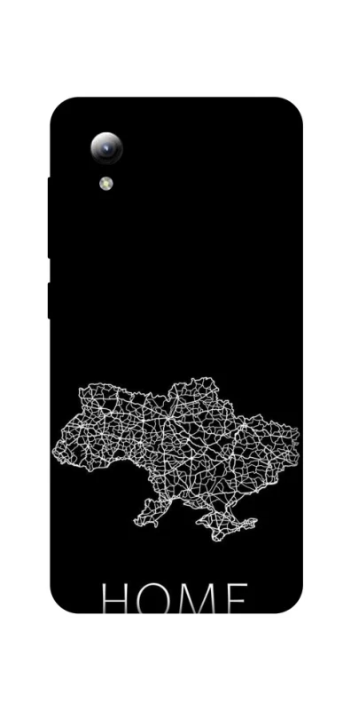 Чохол на ZTE Blade A3 (2019) Ukraine black map фото 1 з 1
