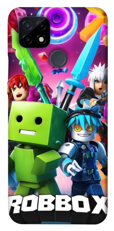 Чохол на Realme C21 Roblox gaming heroes фото 1 з 1