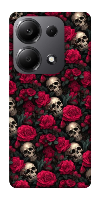 Чехол на Xiaomi Redmi Note 13 Pro 5G Черепа и розы фото 1 из 1
