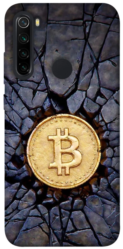 Чохол на Xiaomi Redmi Note 8 Bitcoin cracks фото 1 з 1