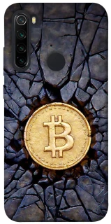 Чохол на Xiaomi Redmi Note 8 Bitcoin cracks фото 1 з 1