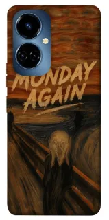 Чехол на TECNO Camon 19 Pro Monday Again фото 1 из 1