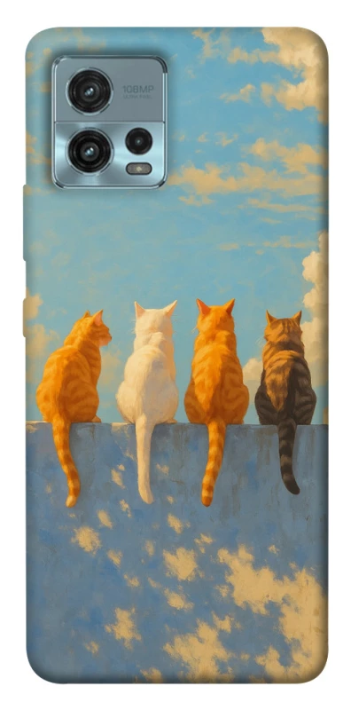 Чохол на Motorola Moto G72 cats on wall фото 1 з 1