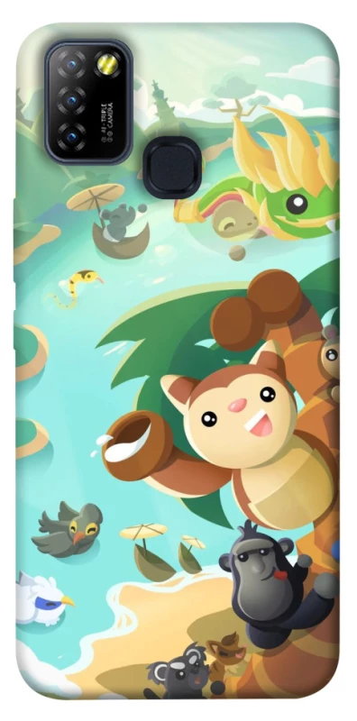 Чохол на Infinix Hot 10 Lite Adopt Me Tropical Adventure фото 1 з 1