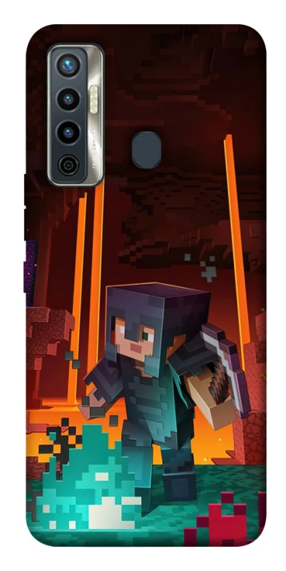 Чехол на TECNO Camon 17 Minecraft game adventure фото 1 из 1