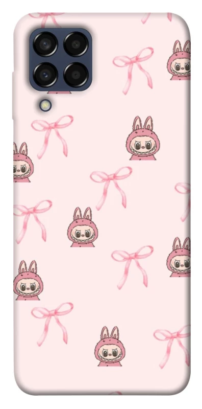 Чехол на Samsung Galaxy M33 5G Pink bows and Labubus фото 1 из 1