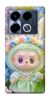 Чохол на Infinix Note 40 4G Labubu & Flowers ver.2 фото 1 з 1