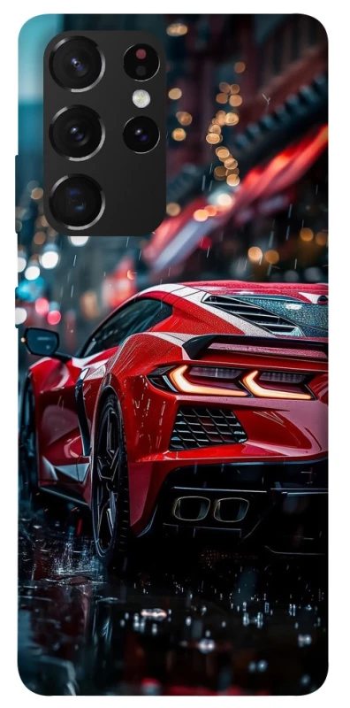 Чехол на Samsung Galaxy S21 Ultra Red sports car фото 1 из 1