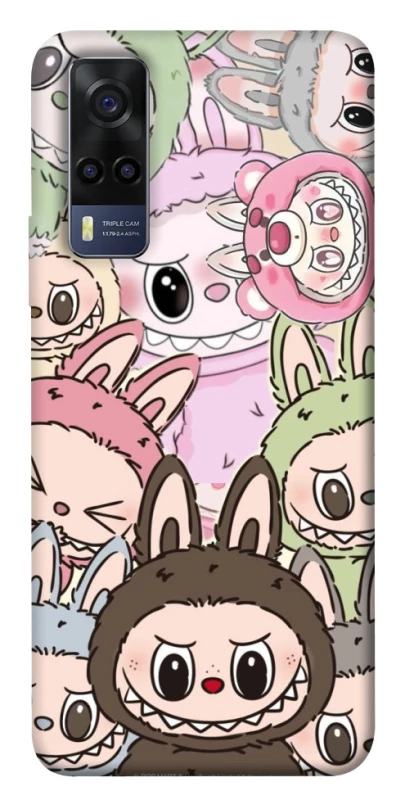 Чохол на Vivo Y53s All Labubu 3 фото 1 з 1