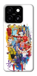 Чехол на ZTE Blade A55 4G Football Abstract v2 фото 1 из 1