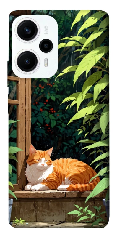 Чохол на Xiaomi Poco F5 / Note 12 Turbo red cat фото 1 з 1