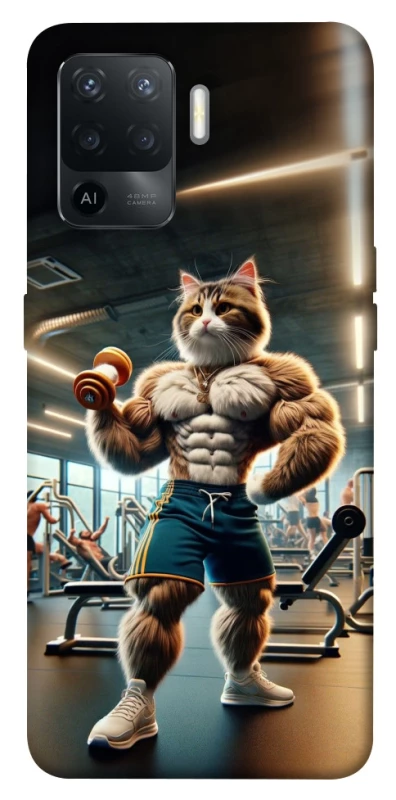 Чохол на Oppo Reno 5 Lite Кіт качок фото 1 з 1