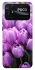 Чехол на Xiaomi Poco C40 Фиолетовые тюльпаны фото 1 из 1
