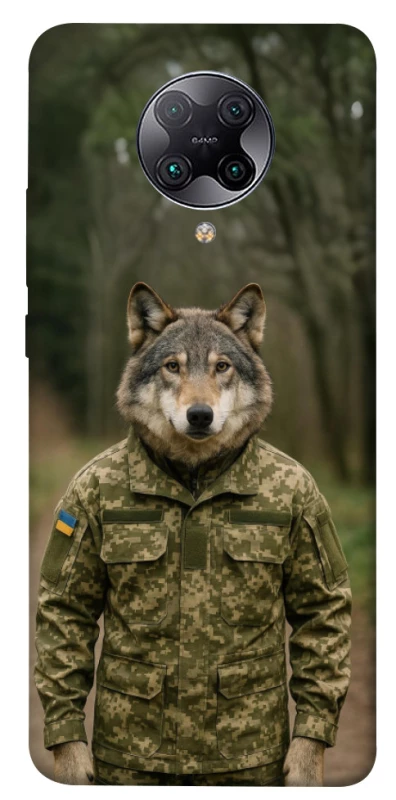 Чохол на Xiaomi Redmi K30 Pro / Poco F2 Pro Вовк захисник фото 1 з 1