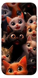 Чохол на Samsung A720 Galaxy A7 (2017) happy cats фото 1 з 1