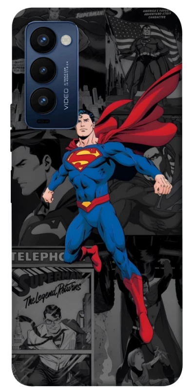 Чехол на TECNO Camon 18 superman comics фото 1 из 1